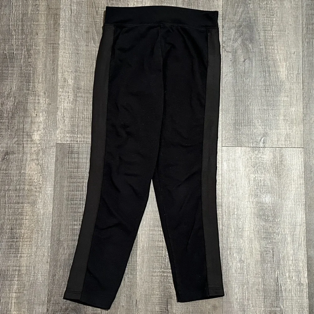 💞 Little Girls Size 8 Black Knit Leggings
